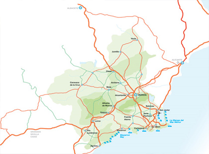 Mazarron Country Club Location